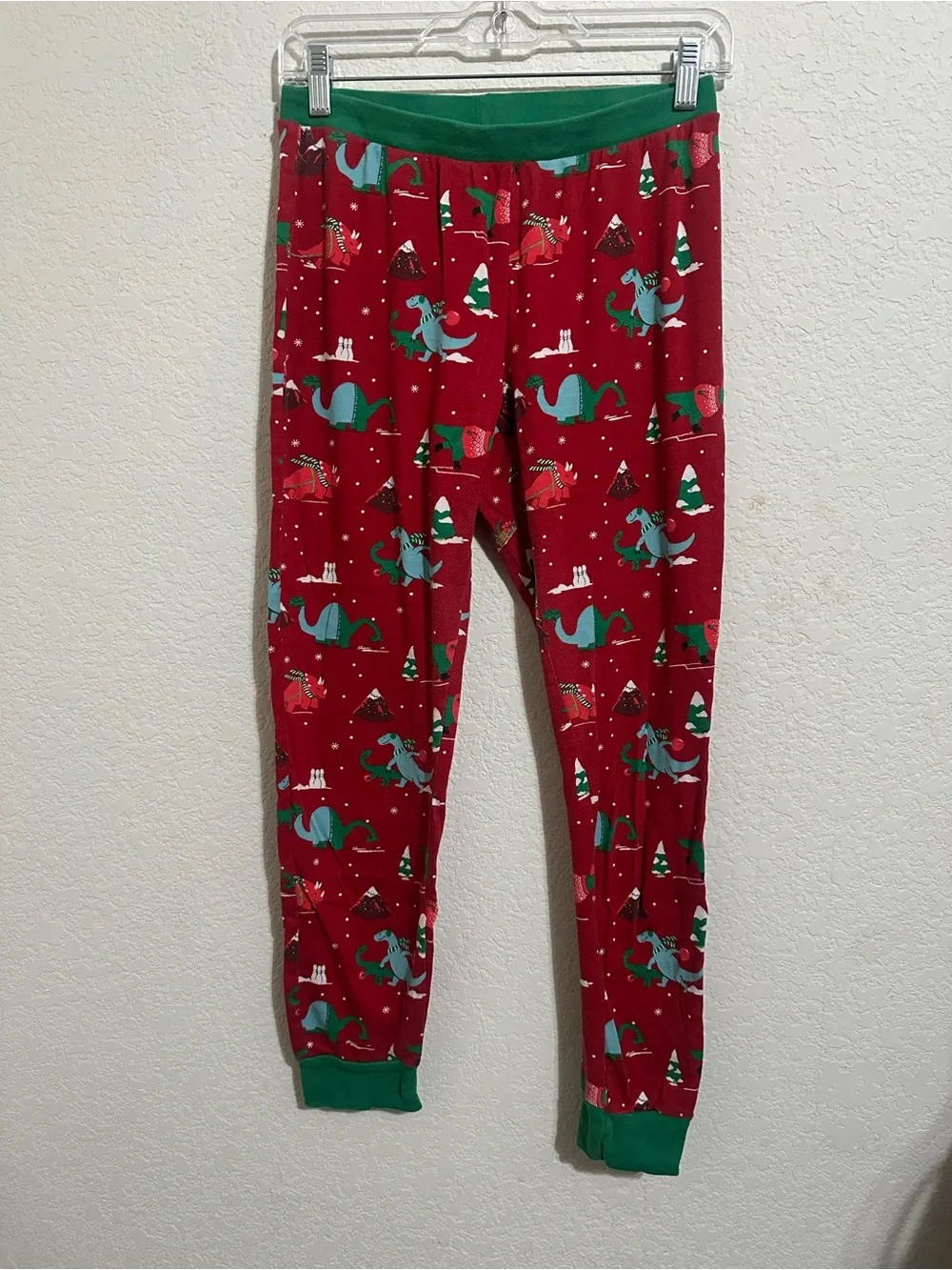 Target Woman’s Christmas Pajama Set Wondershop Size Medium Dinosaur Print - Picture 5 of 5